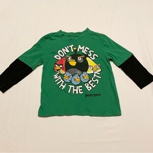 Angry Birds Kids Long Sleeve Shirt Size 4